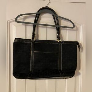 Women’s Merona Brand Large Black Shoulder Bag